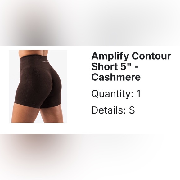 Amplify Contour Short 5" - Cashmere, Like New - Picture 4 of 4